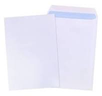 ظرف ابيض 90 جرام C4 ALDAWLYA لصق زاتي  - 50 ظرف