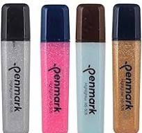 قلم فسفوري جليتر طقم 4 قلم PENMARK